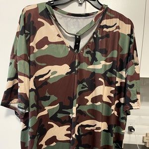 Camo Blouse